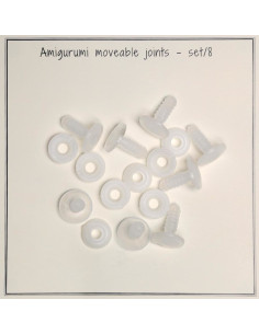 Set de 8 joints mobiles 15 mm pour amigumuris