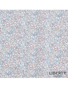 Tissu Liberty - Éloise bleu clair
