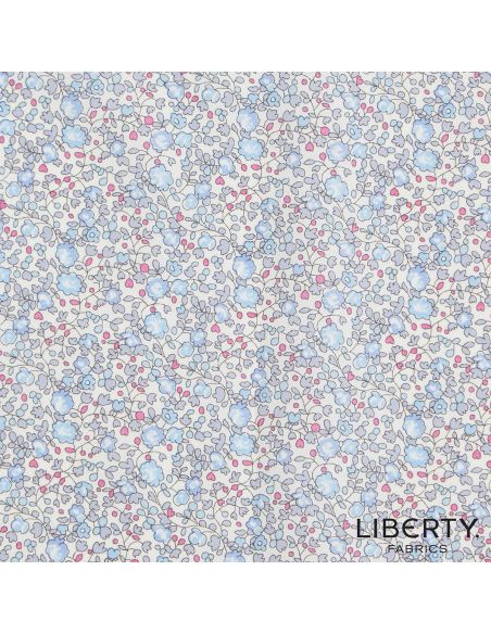 Tissu Liberty - Éloise bleu clair