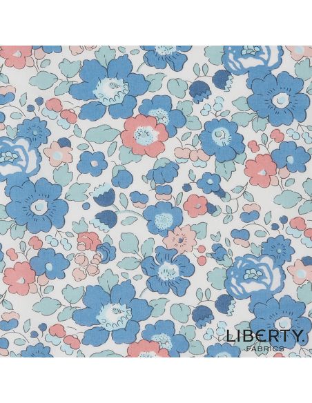 Tissu Liberty - Betsy bleu