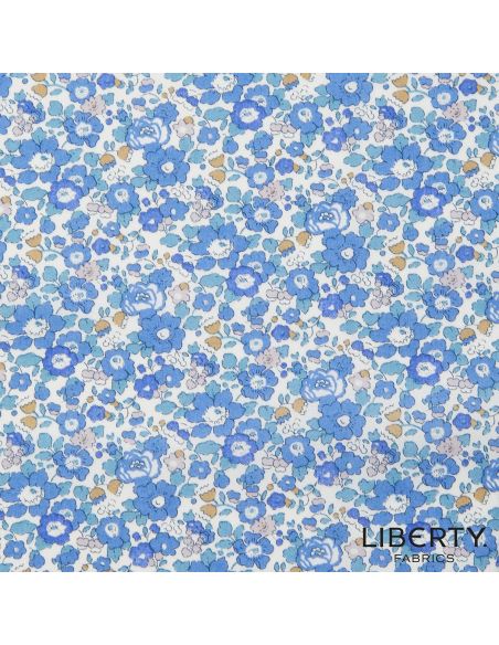 Tissu Liberty - Betsy Ann bleu