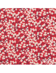 Tissu Liberty - Mitsi Valeria rouge