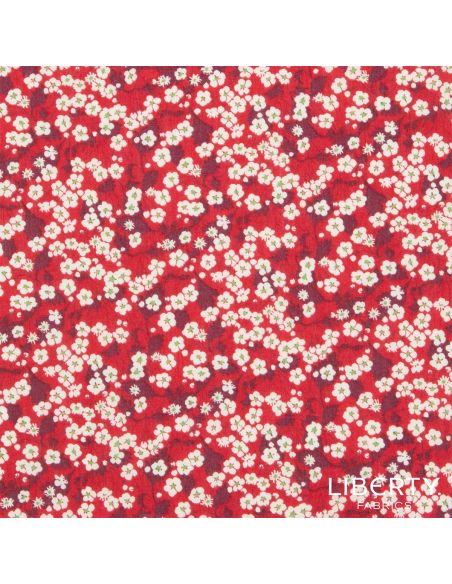 Tissu Liberty - Mitsi Valeria rouge