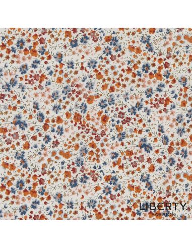 Tissu Liberty - Phoebe marron