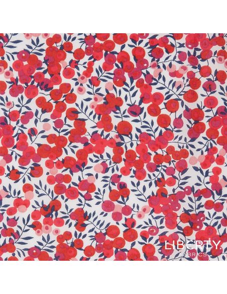 Tissu Liberty - Wiltshire rouge