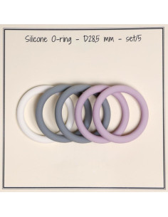 Anneaux en silicone pour attache-tétine
