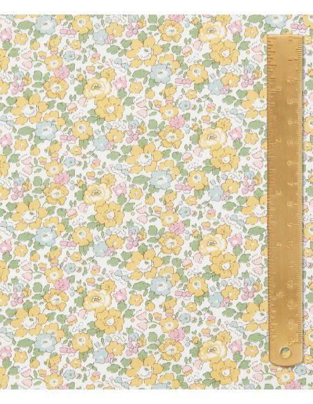 Tissu Liberty - Betsy Ann jaune soleil