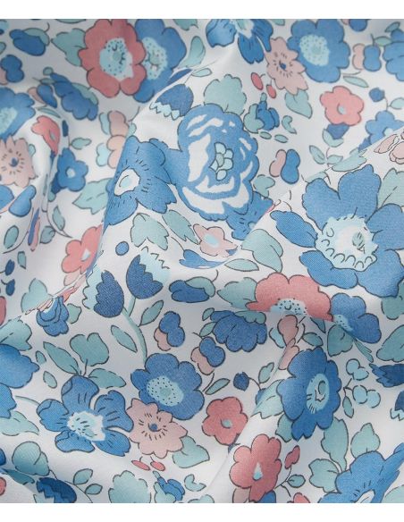 Tissu Liberty - Betsy bleu layette