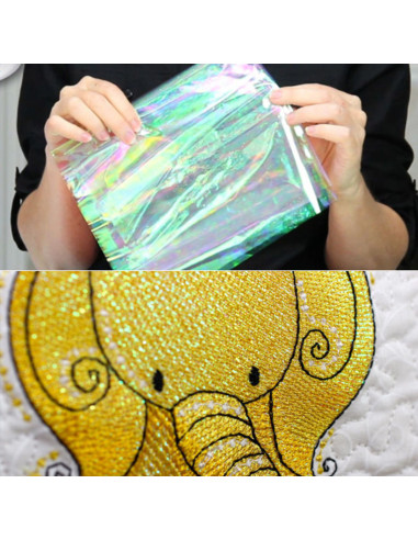 Feuilles de mylar opalescentes