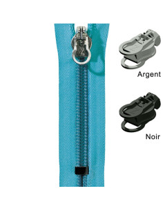 Curseur de remplacement clipsable ZlideOn 10C pour fermeture avec dents spiralées nylon