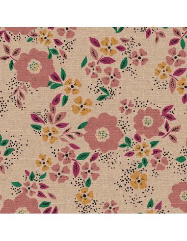 Toile de coton canvas demi-natté - Oscal