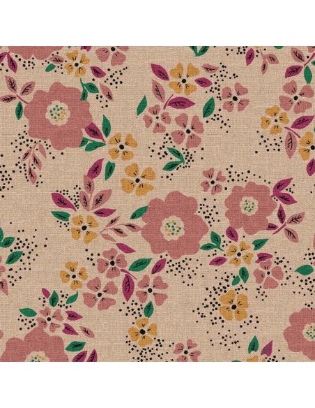 Toile de coton canvas demi-natté - Oscal