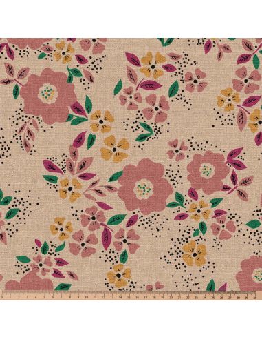 Toile de coton canvas demi-natté - Oscal