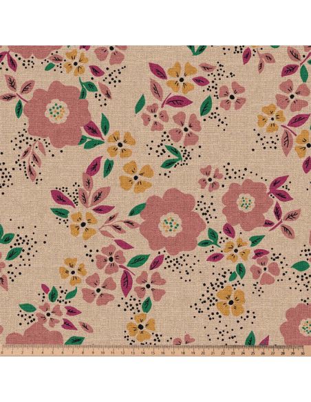 Toile de coton canvas demi-natté - Oscal