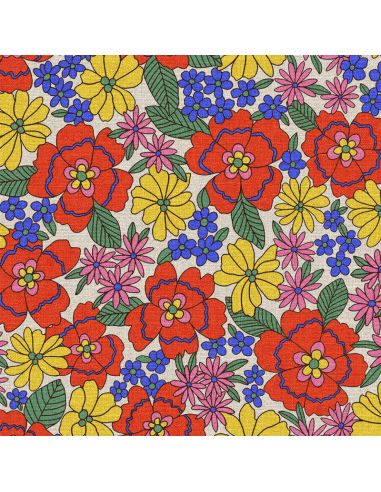 Toile de coton canvas demi-natté - Belonia