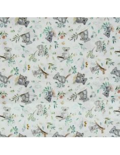 Tissu double gaze imprimé - Kokoala 2