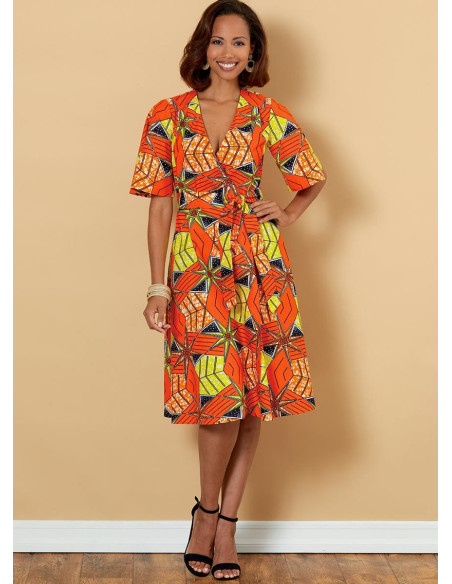 Patron de robe et ceinture - Butterick 6654