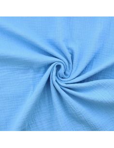 Tissu double gaze de coton - Rivièra