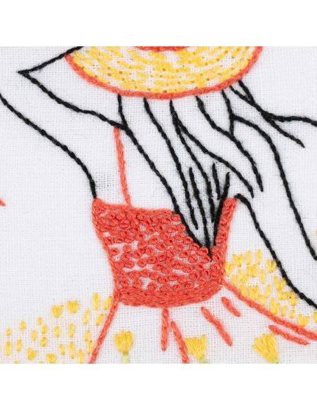 Kit broderie - Tulipes romantiques