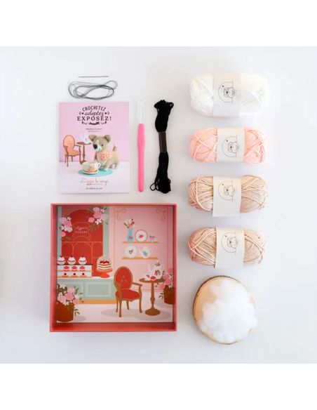 Coffret crochetez adoptez exposez - Lizzie le corgi