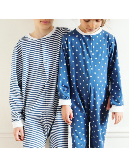 Patron combi pyjama mixte Gaby - Ikatee