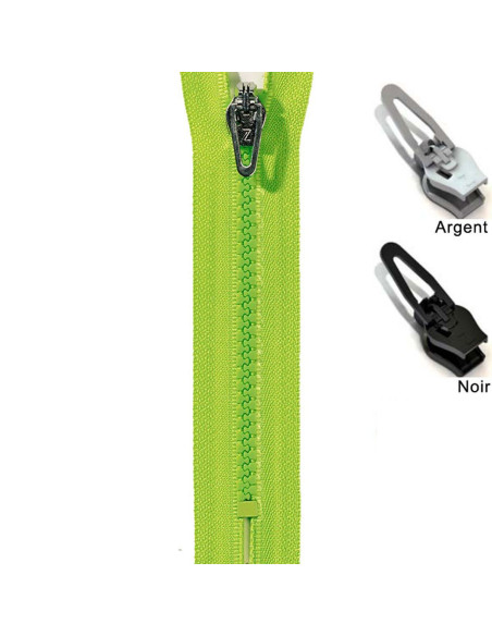 Curseur de remplacement clipsable ZlideOn 5B pour fermeture avec dents en plastique