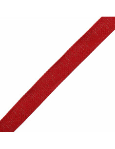 Sangle coton pour sac scintillante - Rouge 2