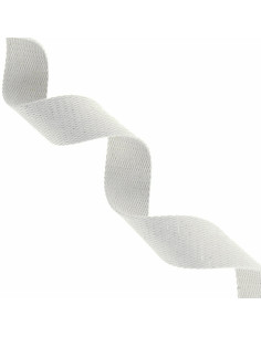 Sangle coton pour sac scintillante - Écru