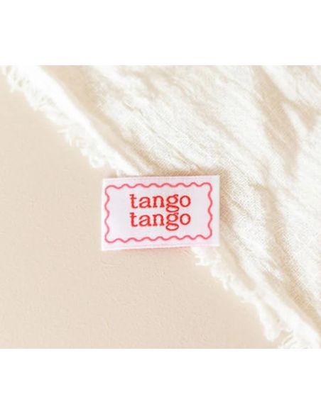 Étiquette tissée à coudre Tango tango