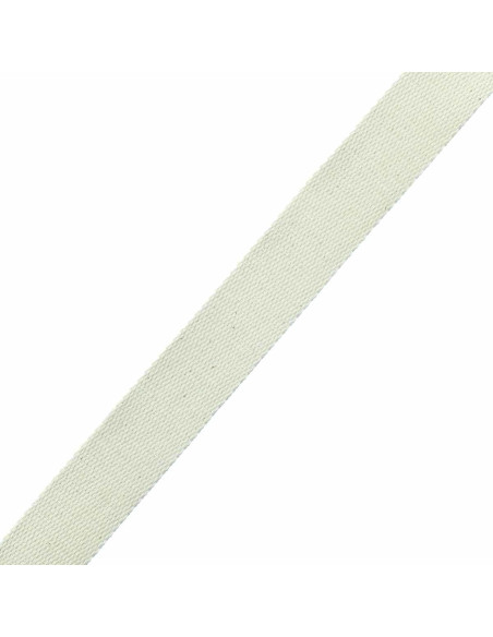 Sangle coton pour sac scintillante - Écru