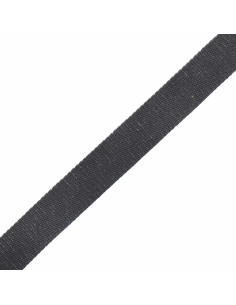 Sangle coton pour sac scintillante - Gris anthracite 2