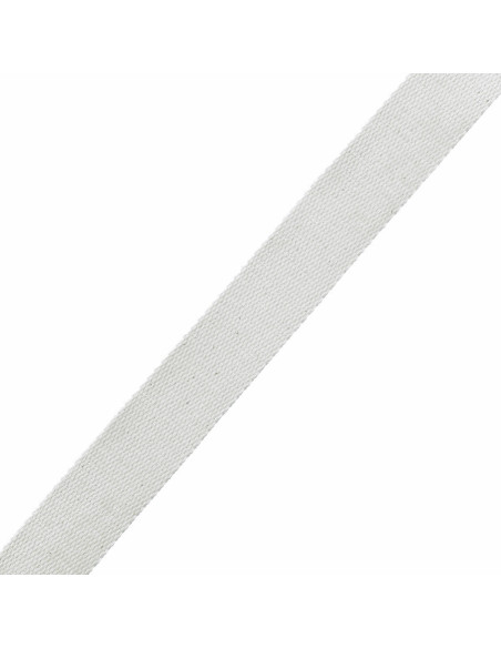 Sangle coton pour sac scintillante - Blanc