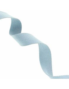 Sangle coton pour sac scintillante - Bleu ciel