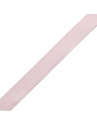 Sangle coton pour sac scintillante - Rose
