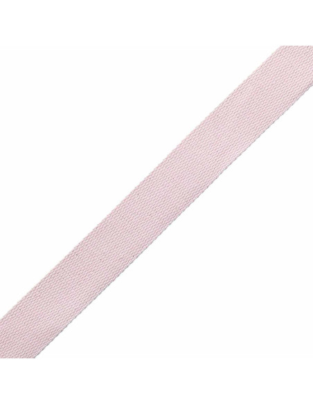 Sangle coton pour sac scintillante - Rose
