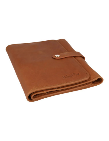 Étui pour aiguilles circulaires Knitpro Velora - Marron