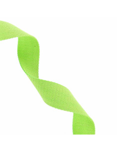 Sangle coton pour sac scintillante - Vert