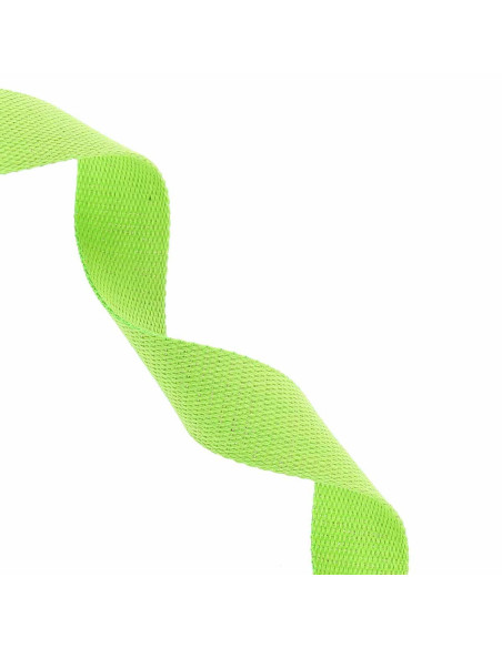 Sangle coton pour sac scintillante - Vert