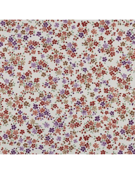 Tissu popeline de coton Eloïse - Blanc cassé