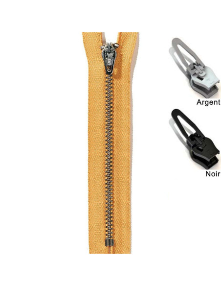 Curseur de remplacement clipsable ZlideOn 3A pour fermeture avec dents en métal