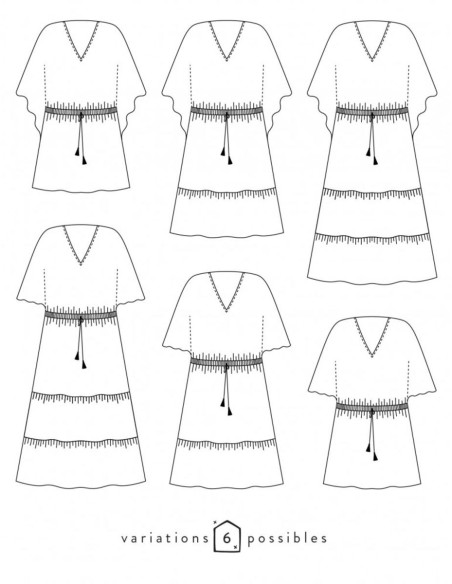 Patron de robe Helios - Atelier Scämmit