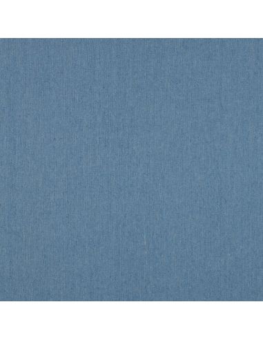 Tissu jeans coton classique - Bleu clair