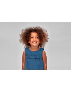 Tissu jeans coton léger - Bleu moyen 2