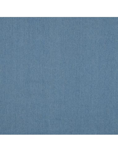 Tissu jeans coton léger - Bleu clair
