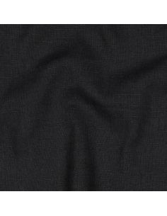 Tissu lin coton - Noir 2