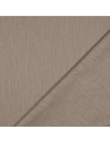 Tissu lin coton - Sable