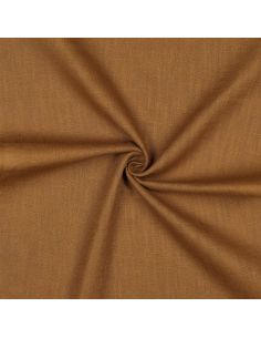 Tissu lin coton - Caramel