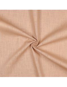 Tissu lin coton - Nude