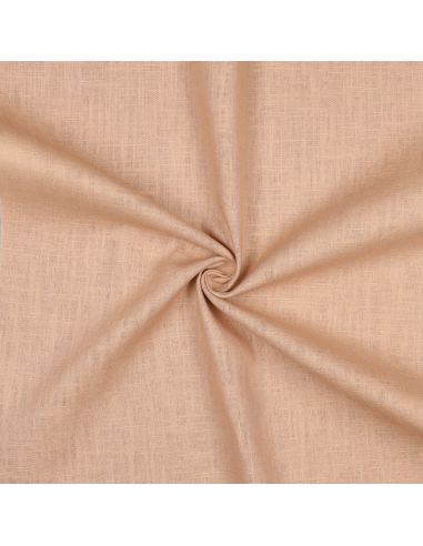 Tissu lin coton - Nude