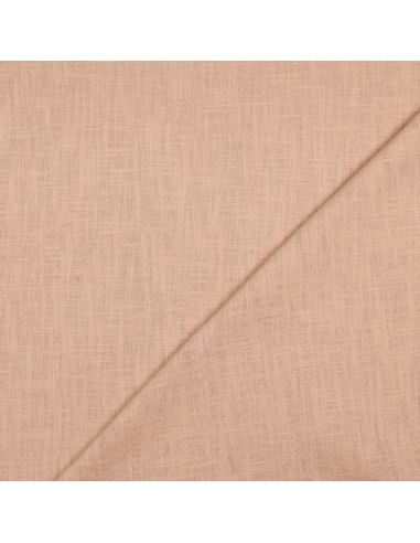 Tissu lin coton - Nude